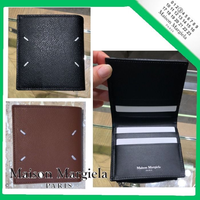 20SS【マルジェラ】グレイニー レザー ジップ ウォレット メンズ