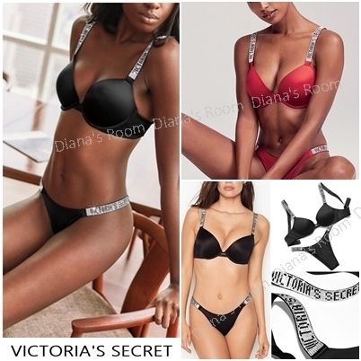 VS☆見せてかわいい♡プッシュアップブラ&ショーツセット (Victoria's