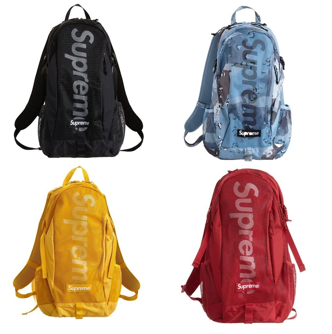 SUPREME シュプリーム☆SS20メッシュロゴリュックサック (Supreme
