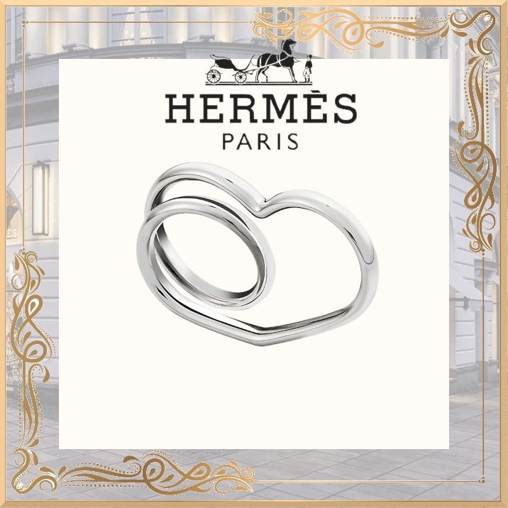 大人気！【エルメス】ダブルリング《ヴェルティージュ・クール