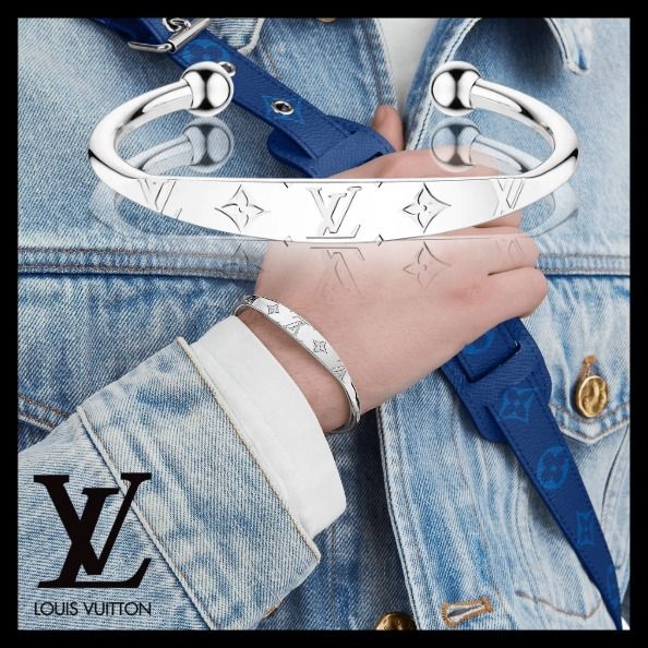 シンプルが使える♪】ルイヴィトン モノグラム ブレスレット (Louis