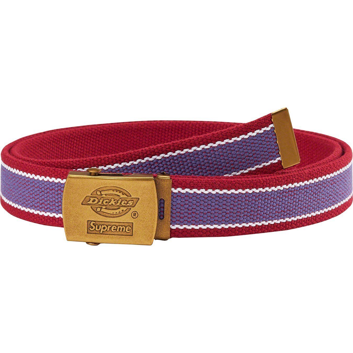 22SS Week7 Supreme Dickies Stripe Webbing Belt ベルト (Supreme