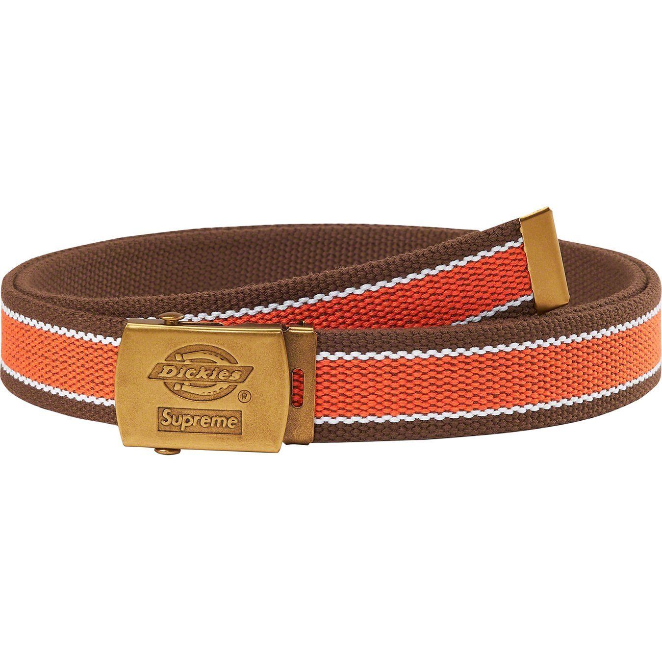 22SS Week7 Supreme Dickies Stripe Webbing Belt ベルト (Supreme