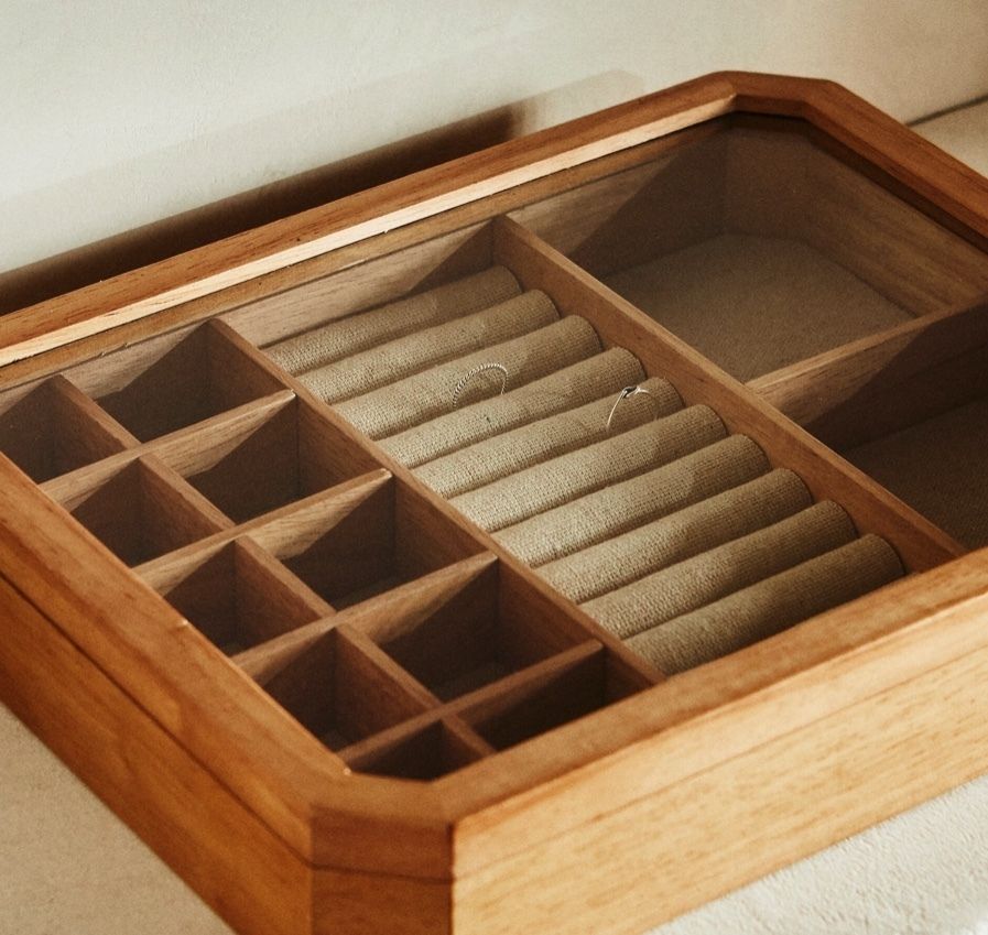 ZARA HOME ザラホーム ウッド ジュエリーボックス 即日発送OK (ZARA