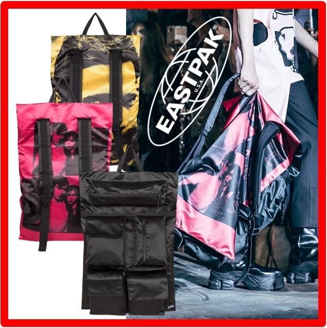☆【EASTPAK】☆RAF SIMONS BACKPACK RS POSTER BACKPAC.K 2色