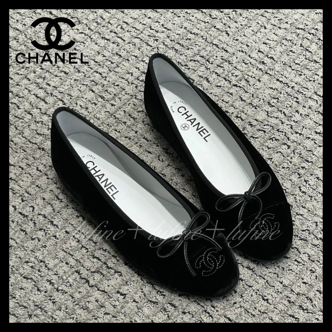 季節感をグッと高めてくれる♪】シャネル バレリーナシューズ (CHANEL