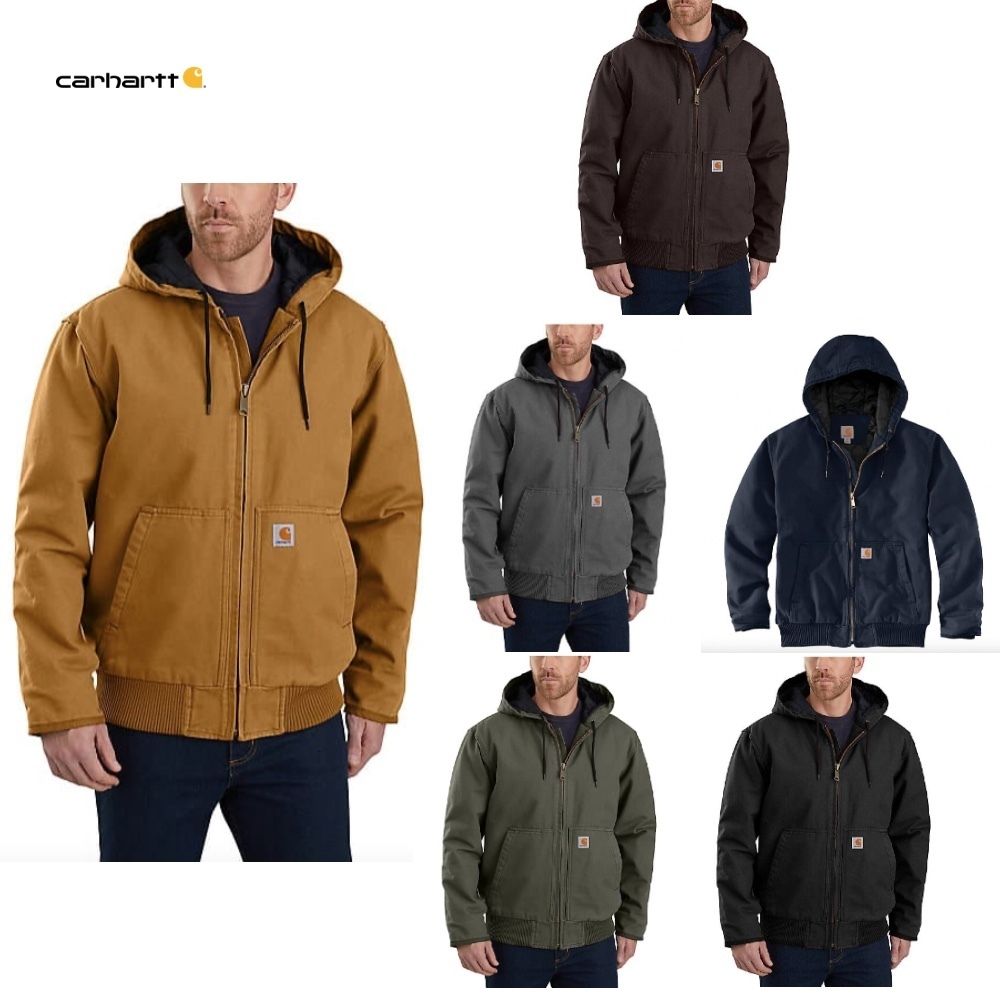 CARHARTT】 キルティングダックコットン アクティブジャケット