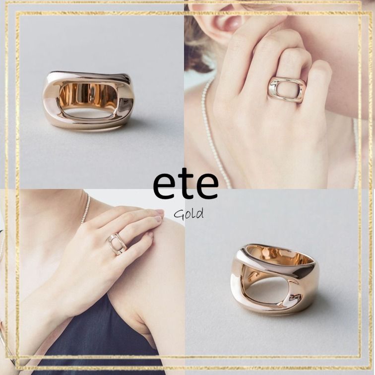 ete エテ リング ロウ ロウブラウンゴールド ギフト ☆国内発送 (指輪