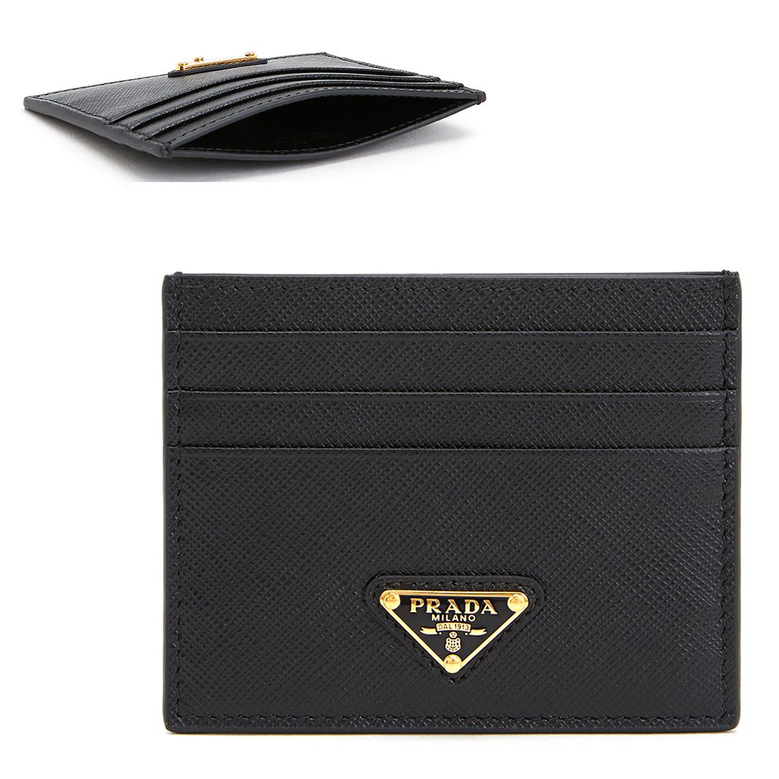 関税負担なし☆PRADA プラダ サフィアーノレザー カードケース (PRADA