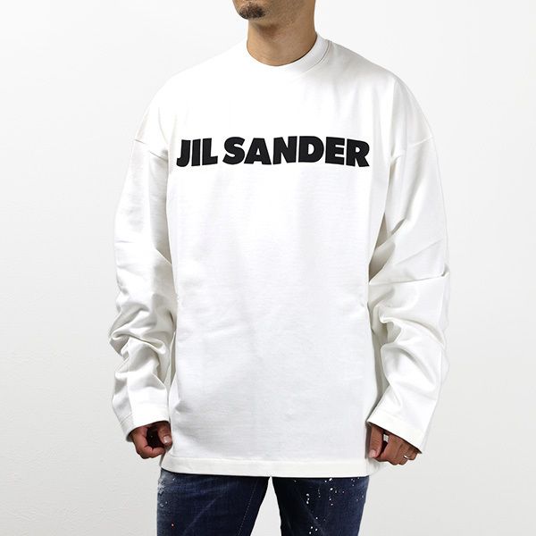 Jil Sander ジルサンダー Tシャツ 長袖 クルーネック ロゴ (Jil Sander