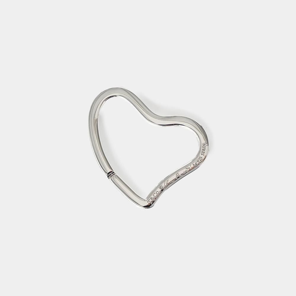 贈り物にも☆【Tiffany & Co】オープンハート キーリング (Tiffany