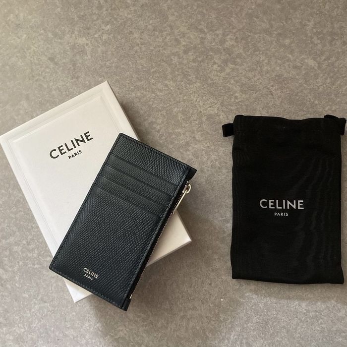 CELINE】ジップ付きコンパクト カードホルダー エッセンシャル (CELINE