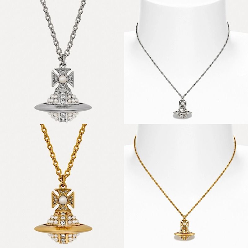 ☆vivienne westwood☆LUZIA 3D立体オーブ パール ネックレス