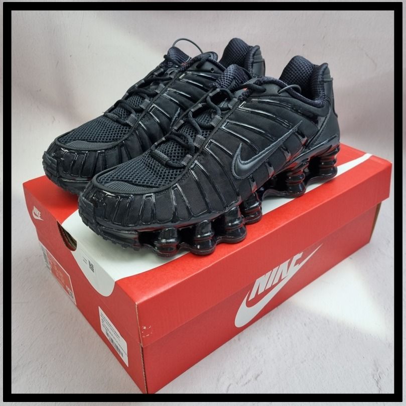 ☆関税込☆NIKE☆SHOX TL WMNS BLACK AND MAX ORANGE☆22-29cm☆ (Nike