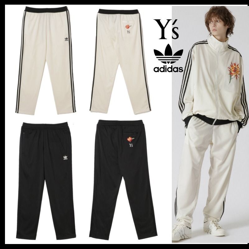 ◇Y's x adidas◇ワイズ アディダス コラボ フラワー刺繍パンツ (Yohji