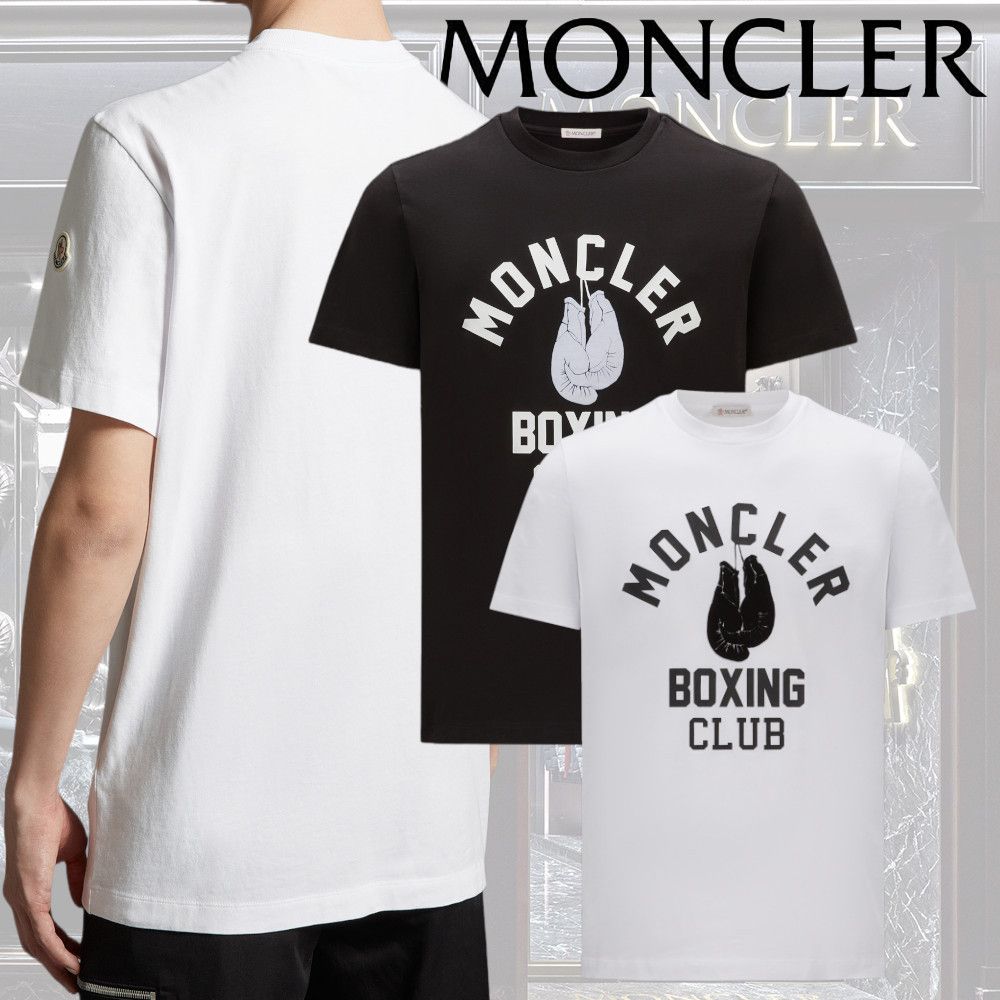 MONCLER】Tシャツ コットン 半袖 クルーネック ボクシング (MONCLER/T
