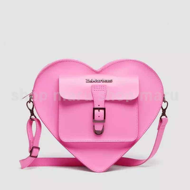 Dr. Martens◇レザーハート型バッグ◇ピンク (Dr.Martens/ショルダー