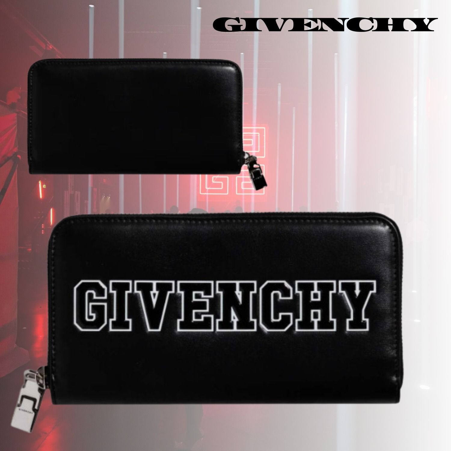 GIVENCHY ジバンシー ロゴ ロングジップ Wallet ウォレット (GIVENCHY