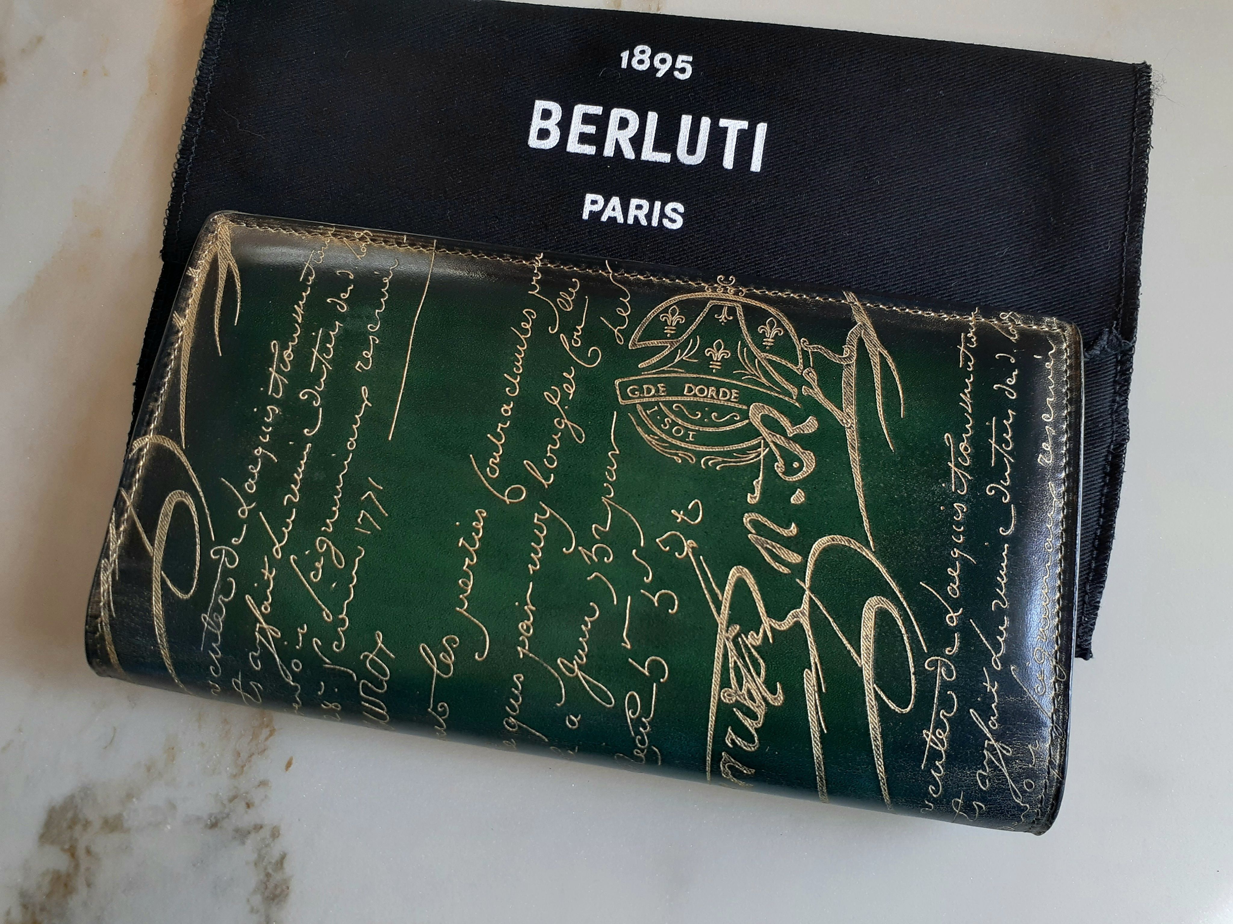 国内発送◇ゴールドパティーヌ希少品!! ベルルッティ SANTAL (Berluti