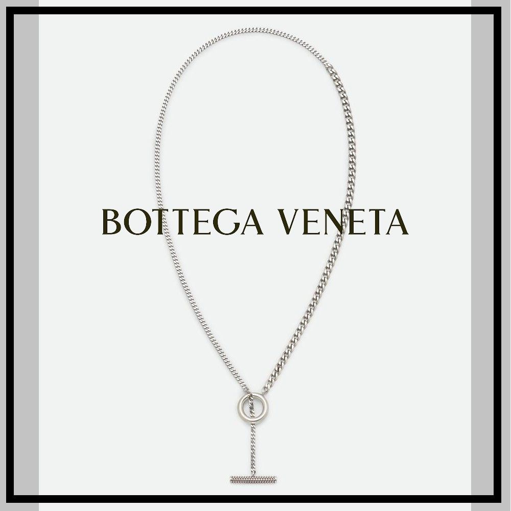 BOTTEGA VENETA お洒落☆イントレチャート ネックレス☆シルバー