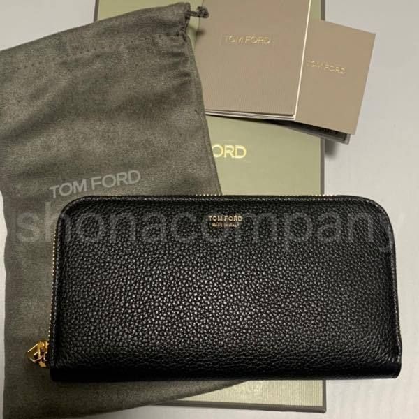関税込】新作◇TOM FORD トムフォード◇ロゴ ジップ 長財布 (TOM FORD