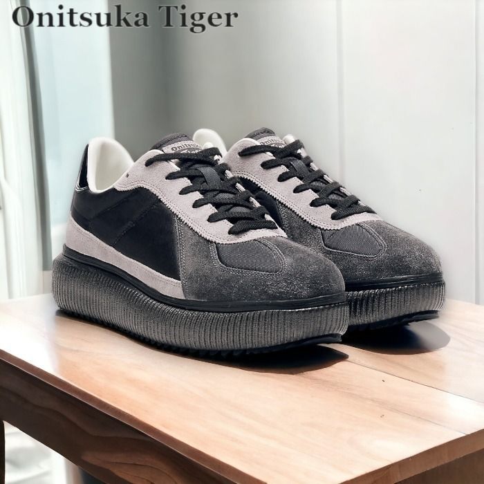 すぐ届く】 オニツカタイガー DELECITY スニーカー ブラック (onitsuka