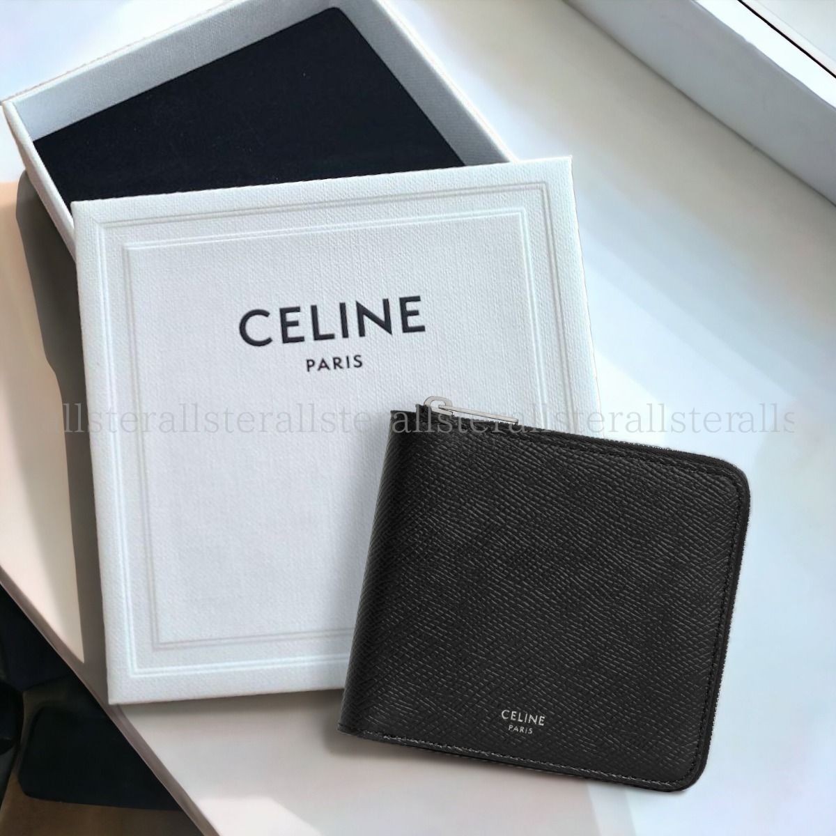 CELINE】セリーヌ バイフォールド 2つ折財布 ジップウォレット (CELINE