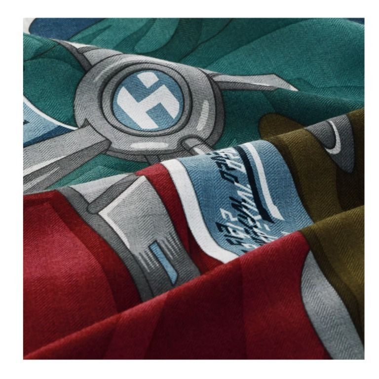 HERMES 最新作 スカーフ カレ 100 カシミアシルク Horse Reality