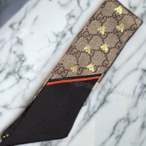 すぐ届く！GUCCI GGビー（ハチ） シルク ネックボウ (GUCCI/スカーフ