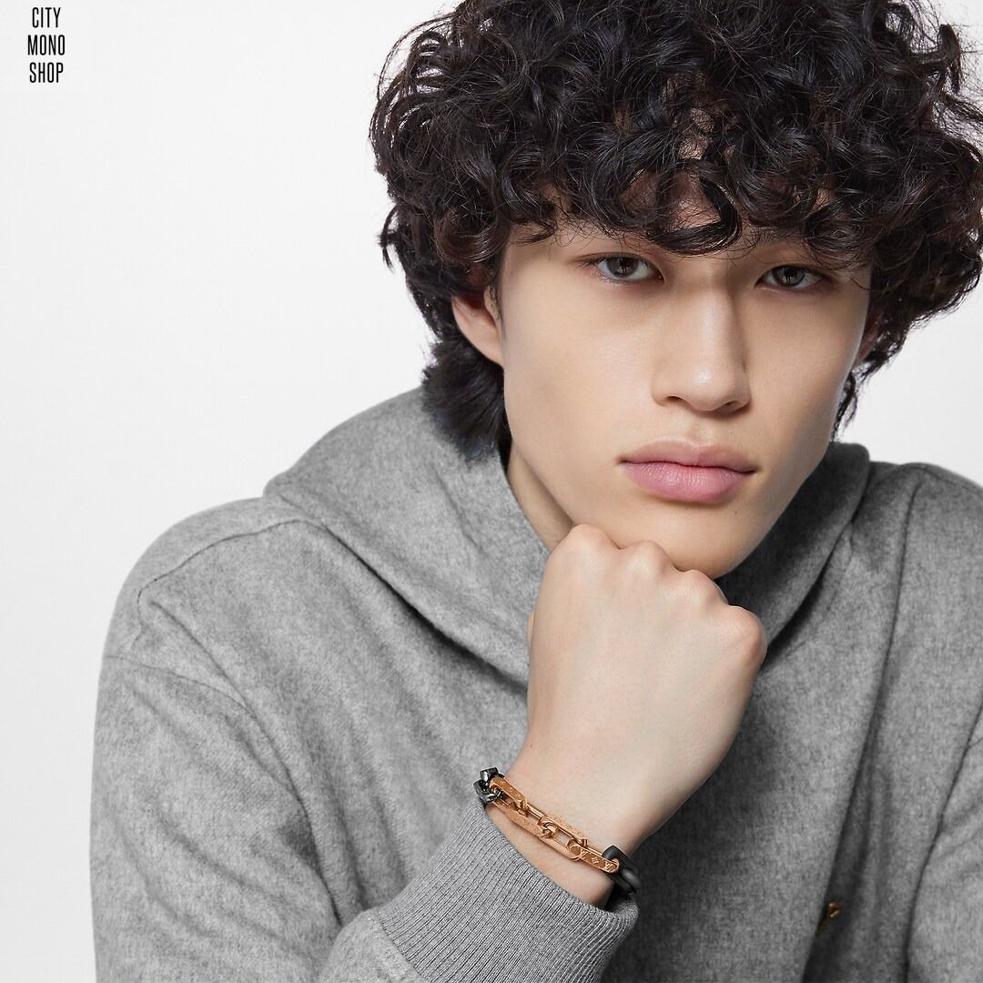 SALE]ヴィトン Vuitton レア ブレスレットモノグラム チェーン (Louis