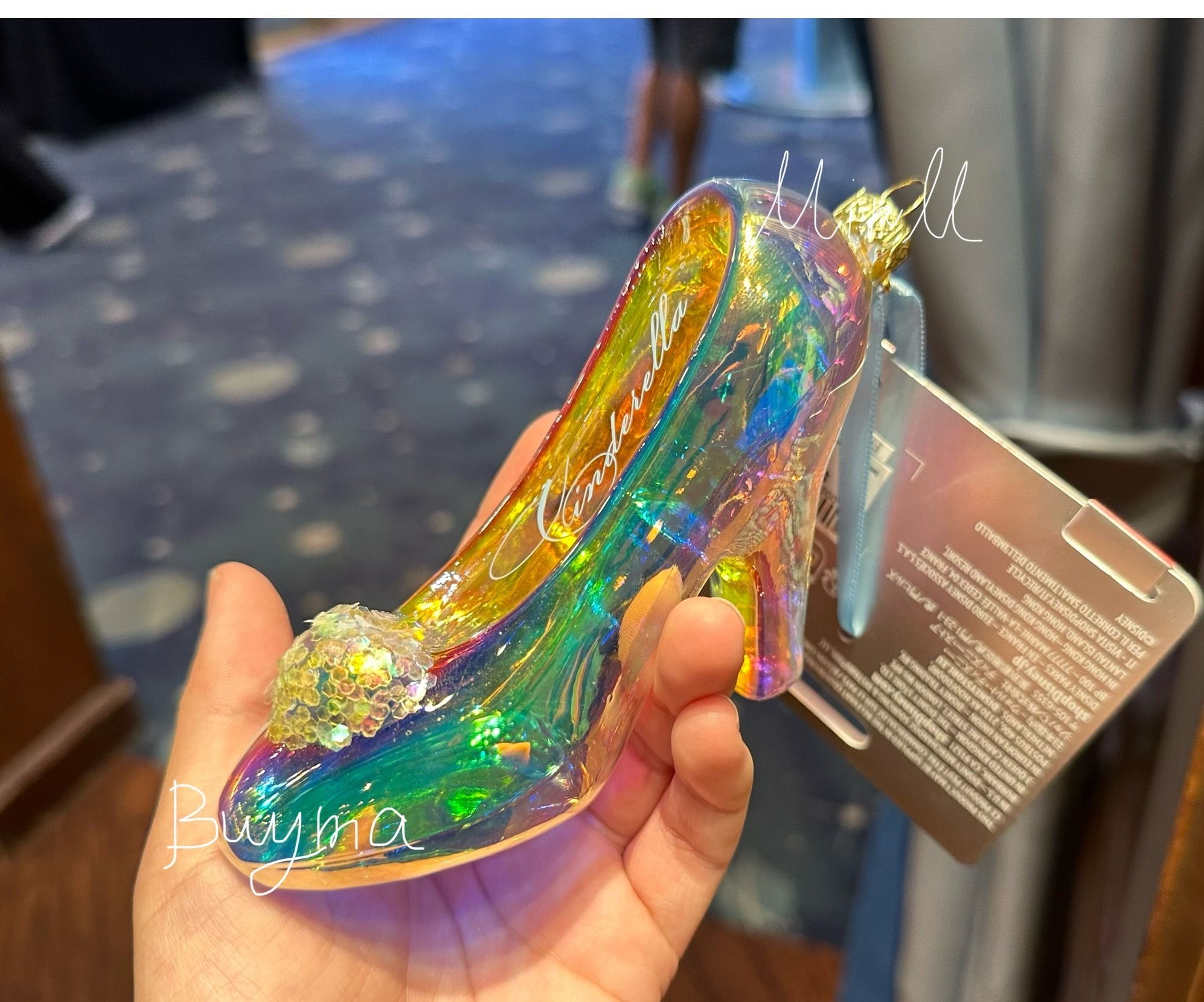 Disney】US Disney Parks シンデレラ ガラスの靴 オーナメント (Disney