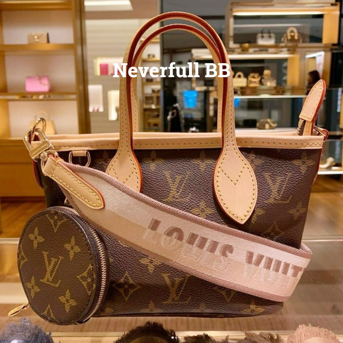 新作*LV ネヴァーフルBB 2wayモノグラムショルダーハンドバッグ (Louis