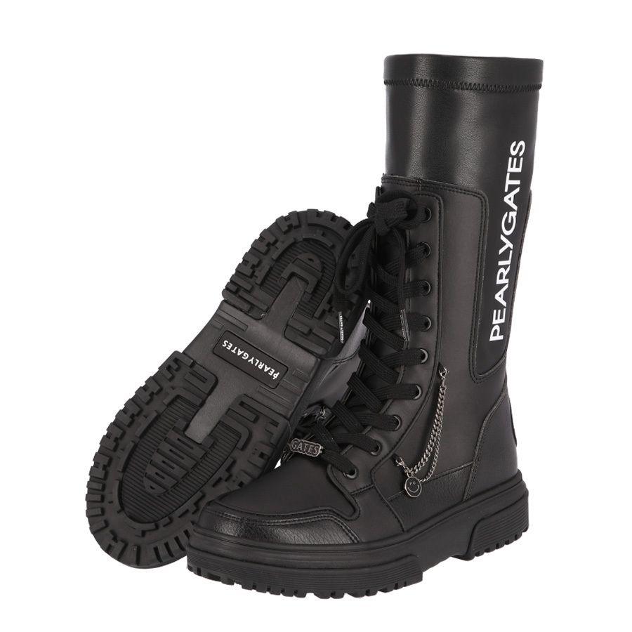 PEARLY GATES x TWICE☆スマイルチェーン 防寒ゴルフブーツ☆黒