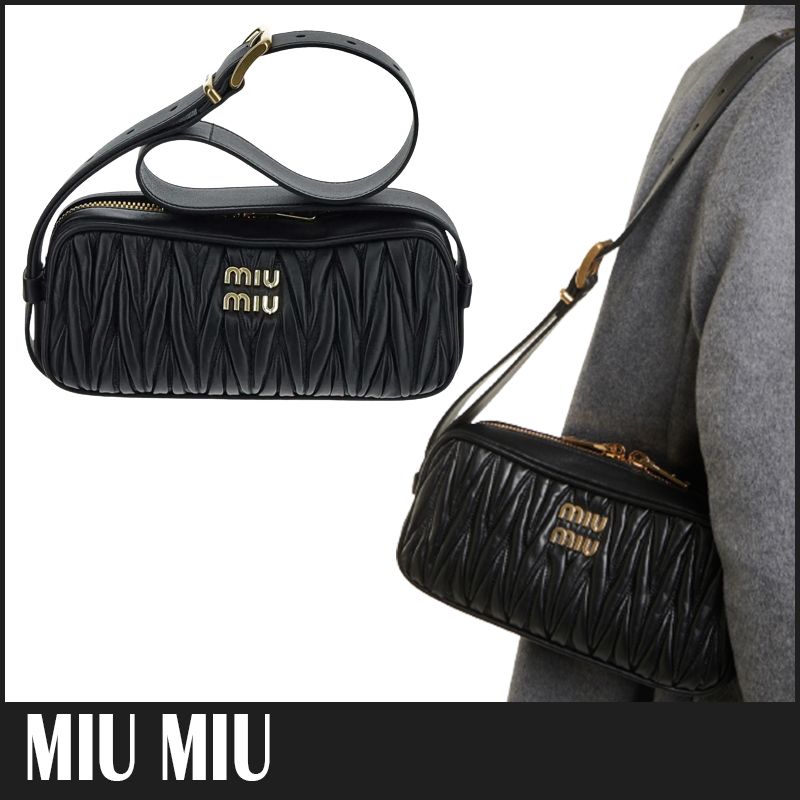 ☆送料関税込☆MIU MIU マテラッセレザー ショルダーバッグ☆ (MiuMiu