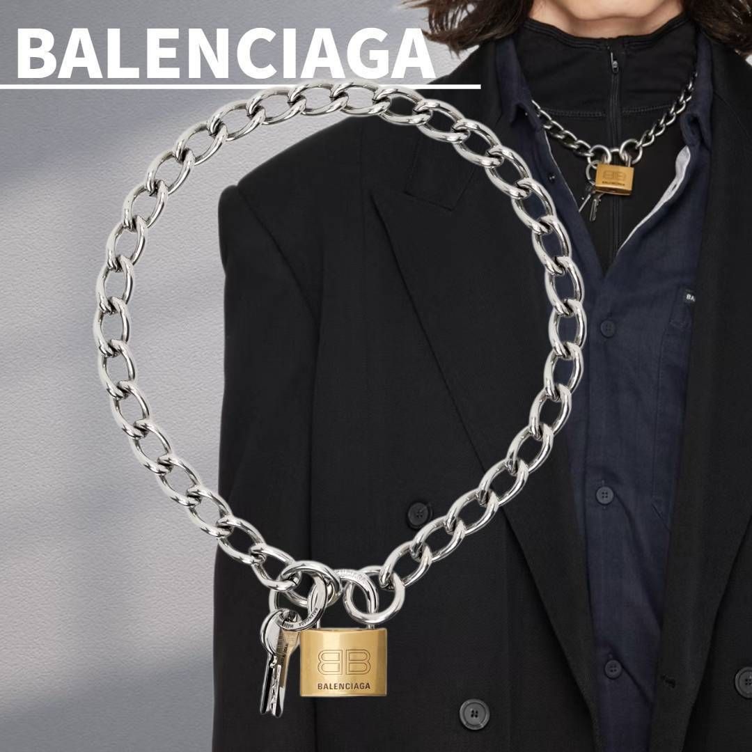 関税込み☆人気【BALENCIAGA】 Locker ネックレス (BALENCIAGA