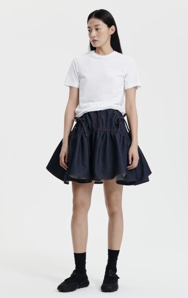 ◇送料・関税無料◇CECILIE BAHNSEN 'Gloria' デニムスカート (CECILIE