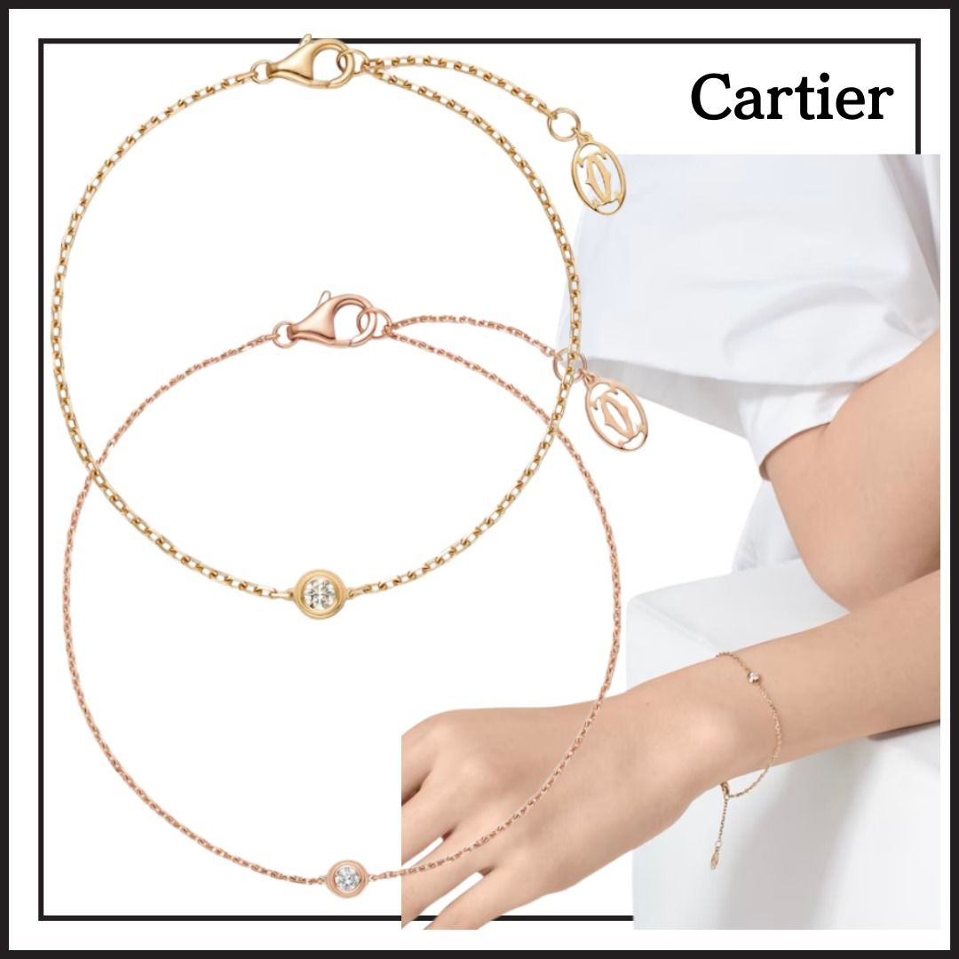 すぐ届く【カルティエ】ダムールブレスレット ダイヤモンド 人気