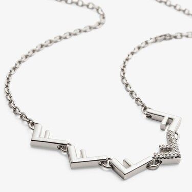 すぐお届け【FENDI】フェンディ ファイブ ネックレス / メタル製