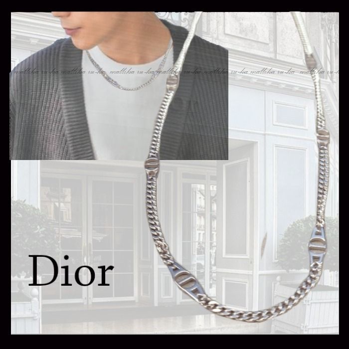 国内発【DIOR】CD ICON チェーンリンク ネックレス (Dior/ネックレス
