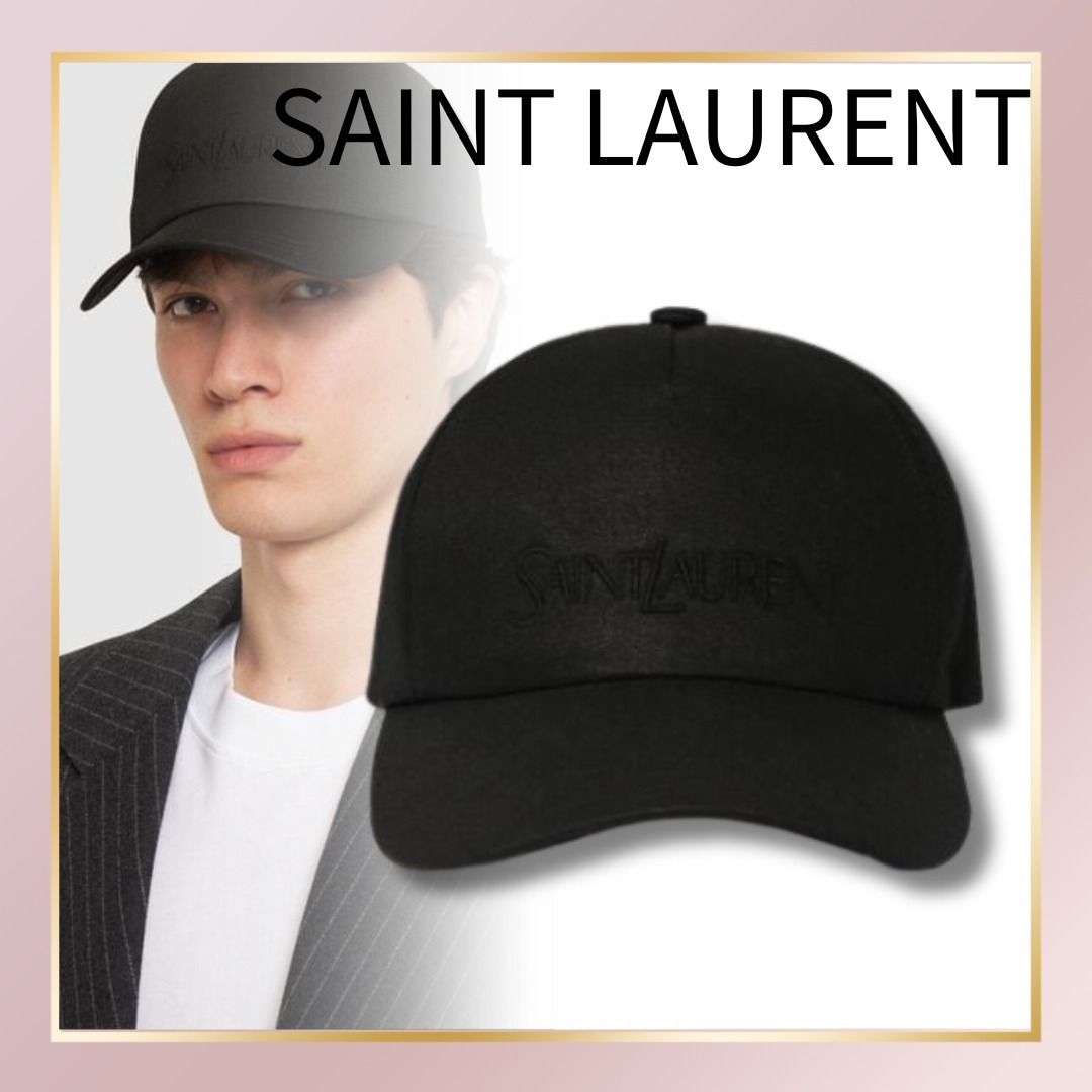 SAINT LAURENT】サンローラン キャップ（ギャバジン） (Saint Laurent
