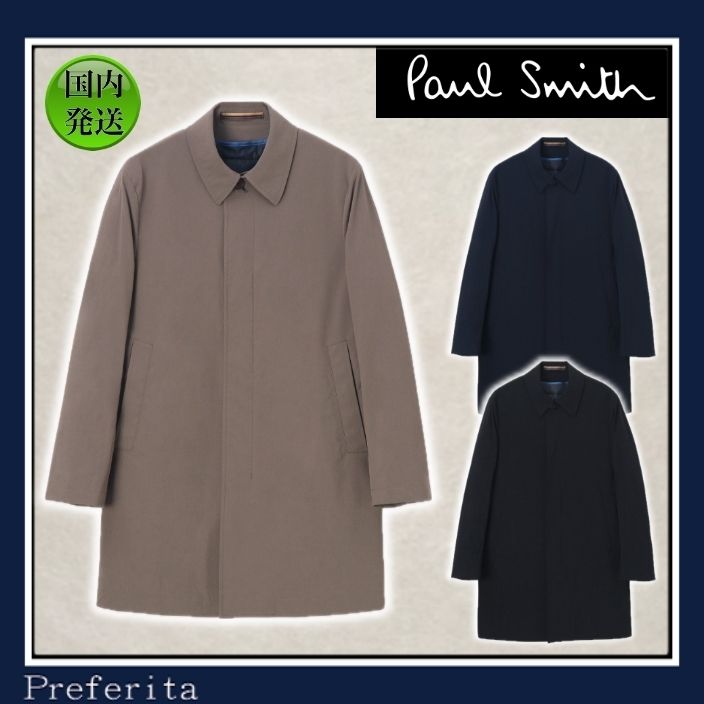 Paul Smith】パフォーマンスストレッチ ステンカラーコート (Paul