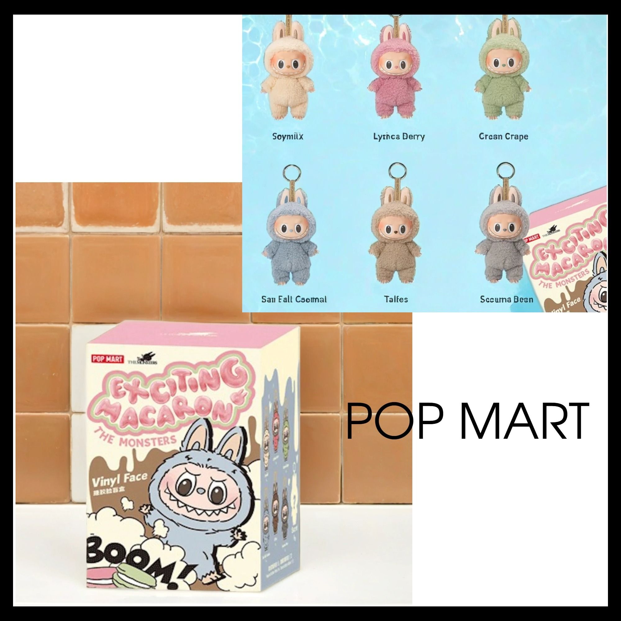 POP MART】THE MONSTERS ラブブ マカロン ぬいぐるみ BOX (POP MART