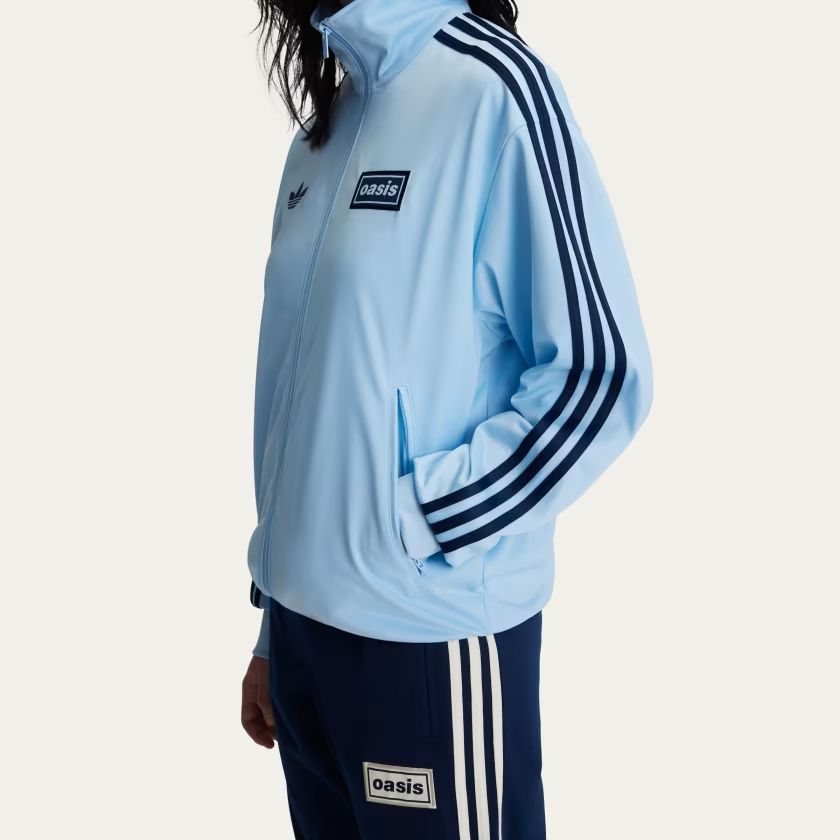 Adidas x Oasis Tour】Firebird Track Top☆Clear Sky☆2025☆ (adidas