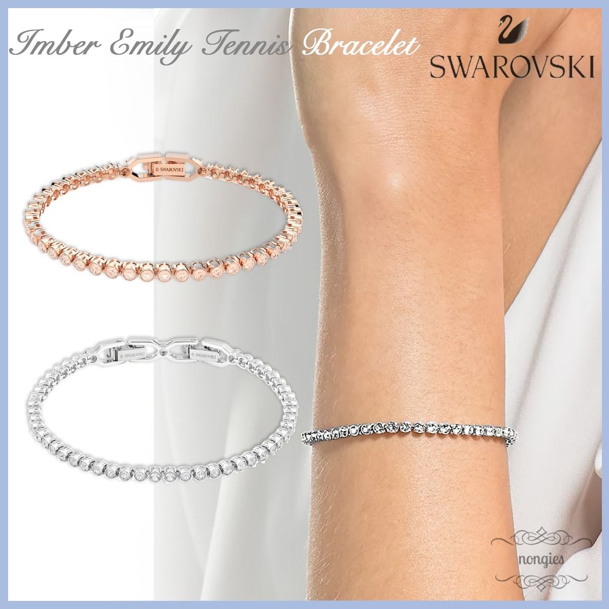☆SWAROVSKI☆Imber Emily Tennis Bracelet ブレスレット (SWAROVSKI