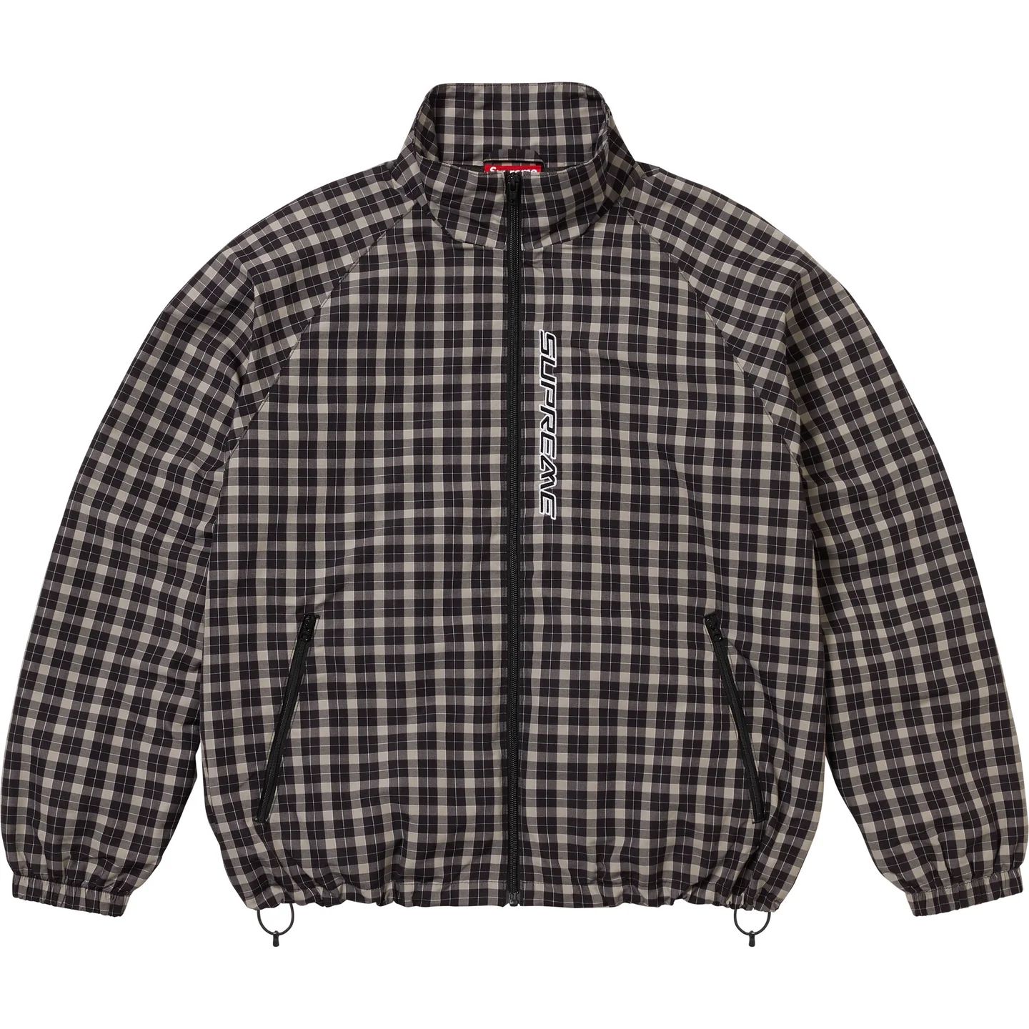 SUPREME】Plaid Track Jacket Black - 25FW (Supreme/ジャケットその他