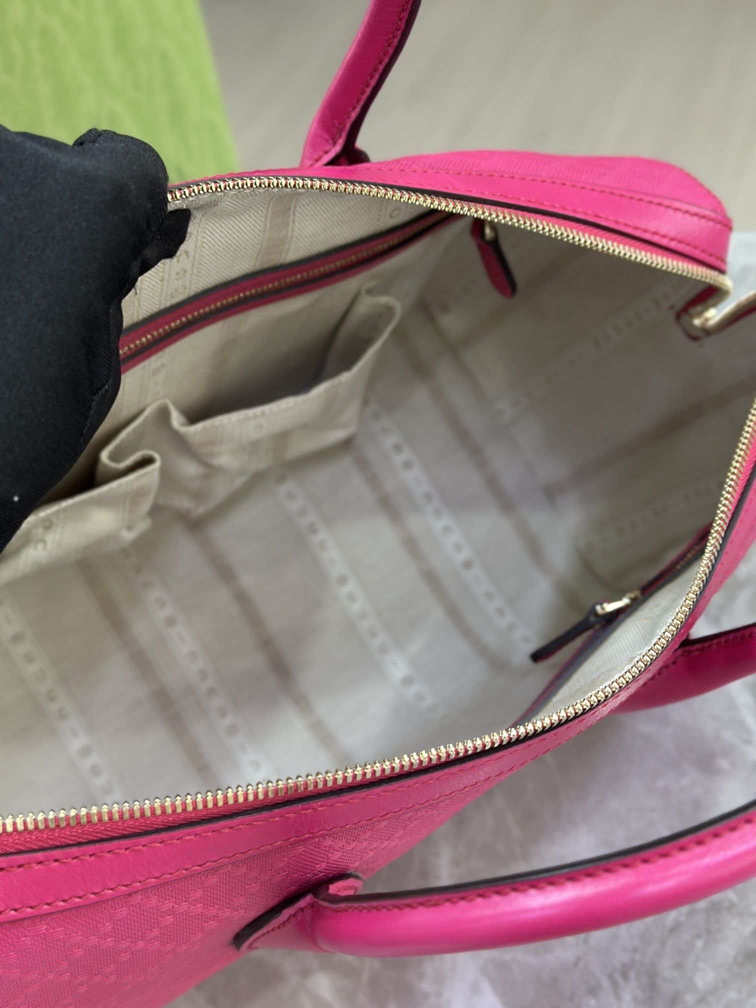 ☆送料関税込☆GUCCI ローズピンク ボストン ハンドバッグ (GUCCI