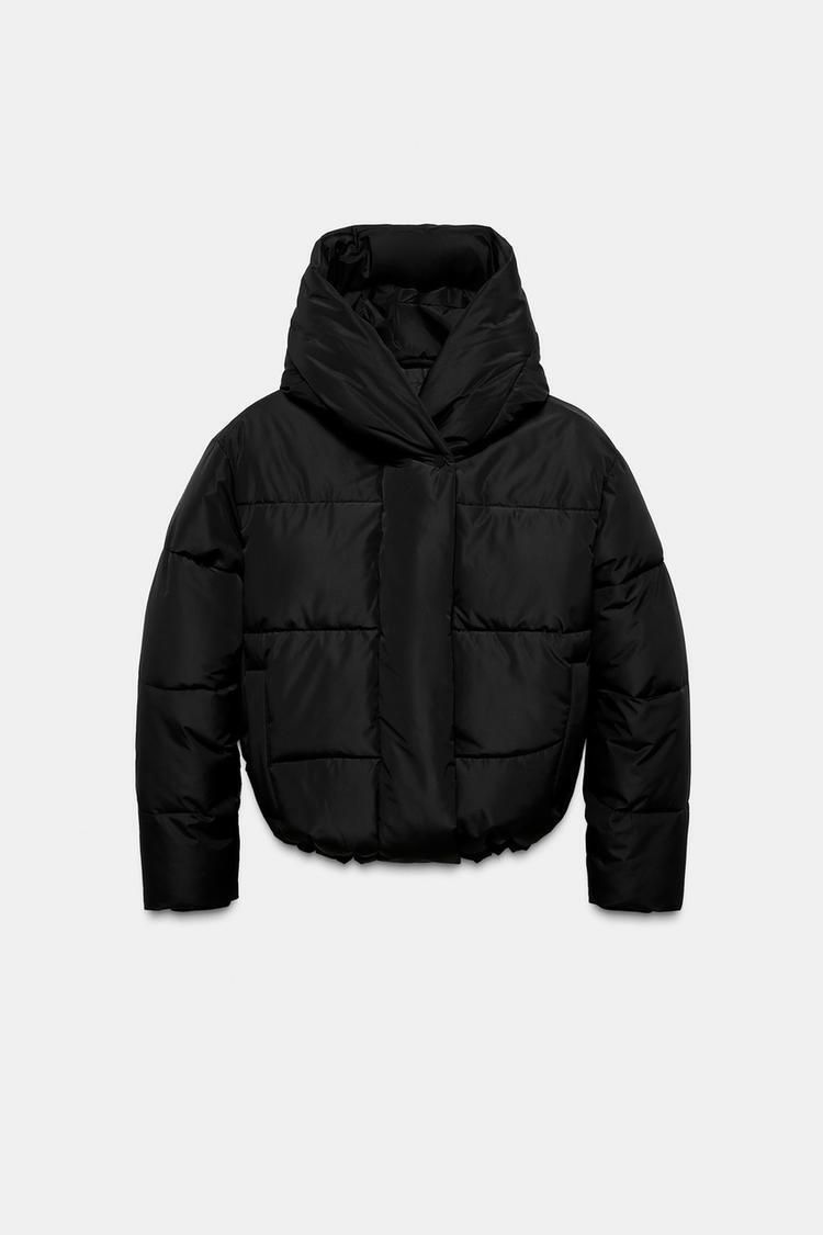 ZARA】ショート丈フード付き撥水防風アノラック 6318/222/800 (ZARA