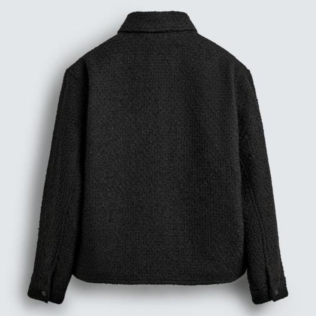 ZARA］テクスチャードポケットシャツジャケット (ZARA/テーラード