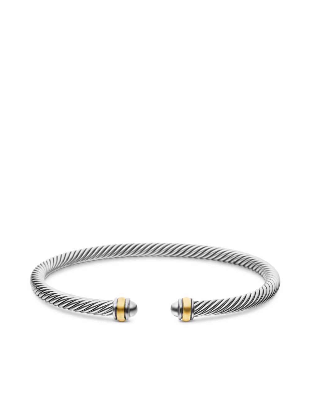 David Yurman Classic Cable ブレスレット 4mm 14Kイエローゴールド