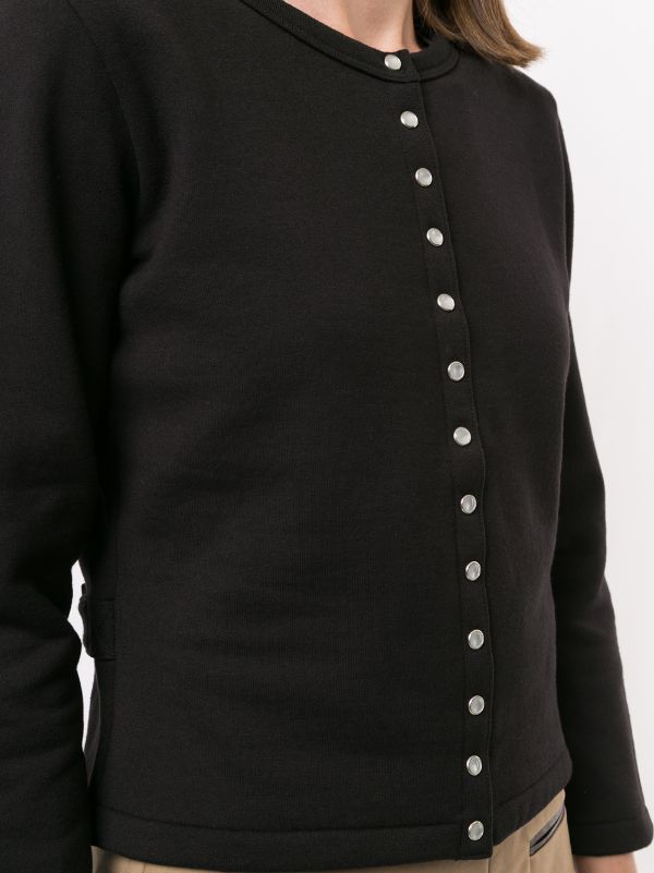 Agnès b. Le Petit Snap Cardigan | Black | FARFETCH